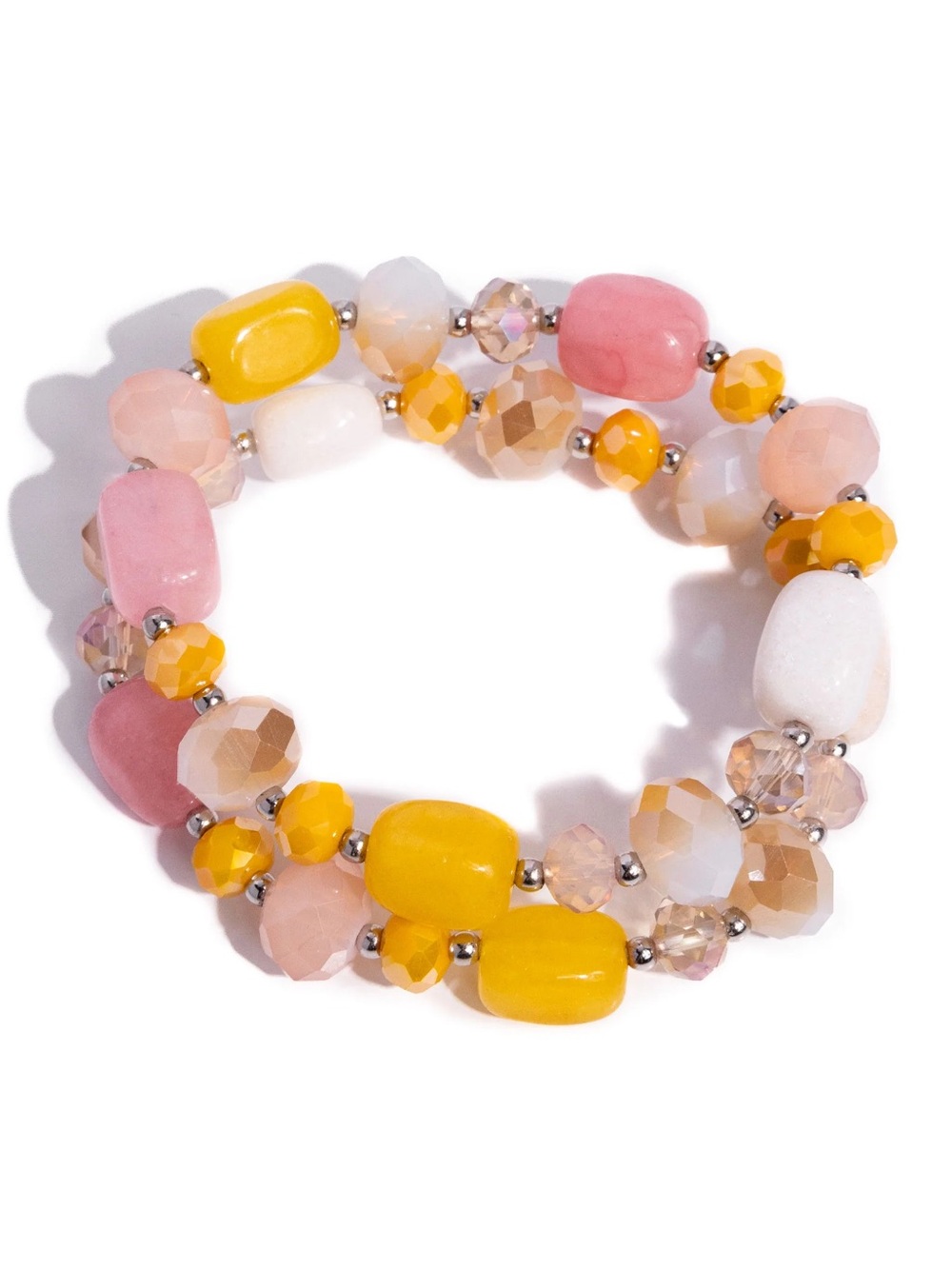 Beaded Multi-Color Stretch Bracelet